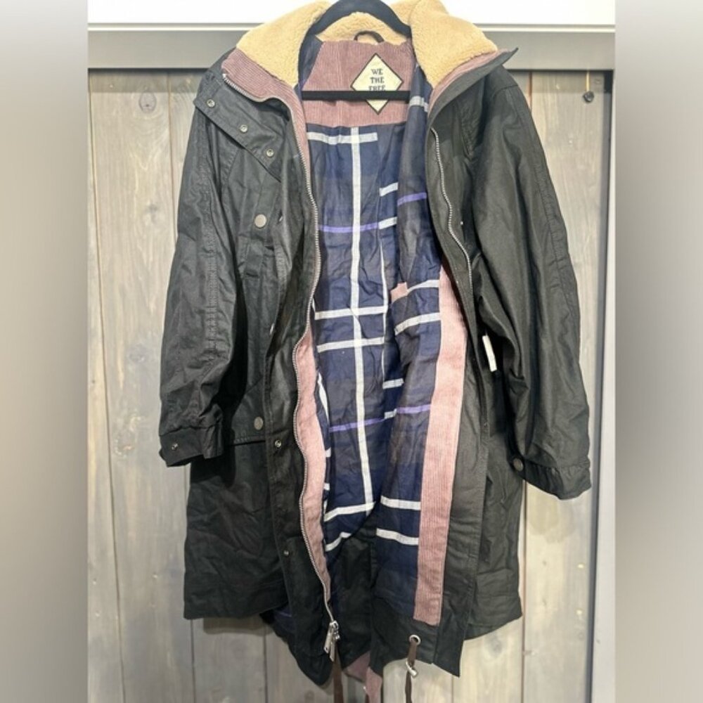 SOLD ✅Free People Waxed Cottkn Winter Parka - Picture 6 of 9